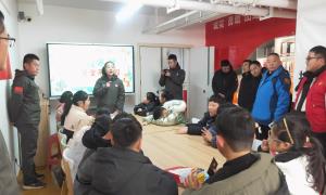 刘元社区书屋：快乐过寒假 安全不放假 