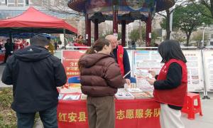湖北红安：志愿服务“红安红” 全民阅读品书香